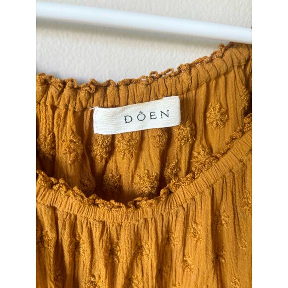 DOEN Anise Top in Golden Hour Embroidered Floral S - Picture 6 of 10